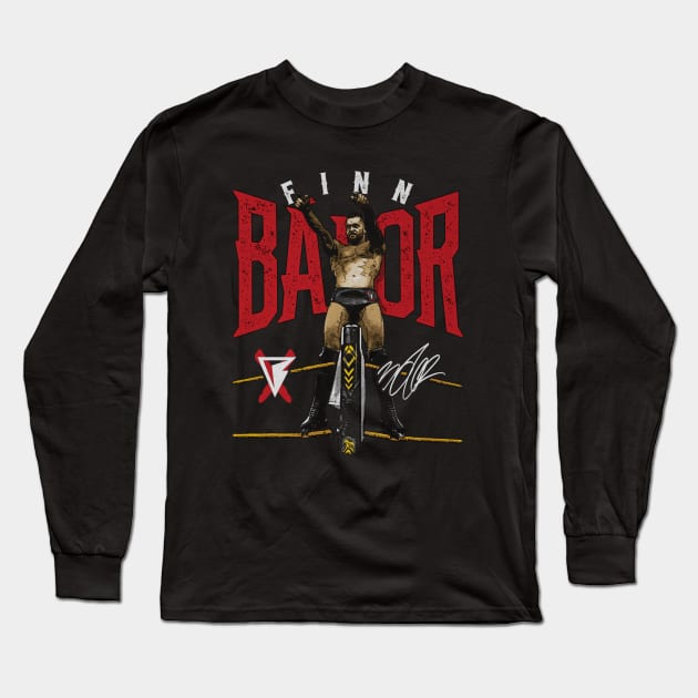 Finn Balor Ropes Long Sleeve T-Shirt by MunMun_Design